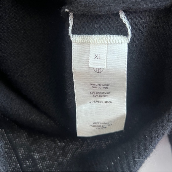 The Row Cashmere and Cotton Blend Sweater, Size XL (fits like a medium) - Picture 5 of 6